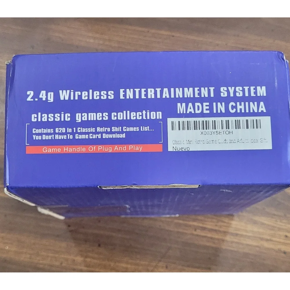 NEW Wireless Entertainment System 2.4g GamePAD-620 classic games, model: 620A